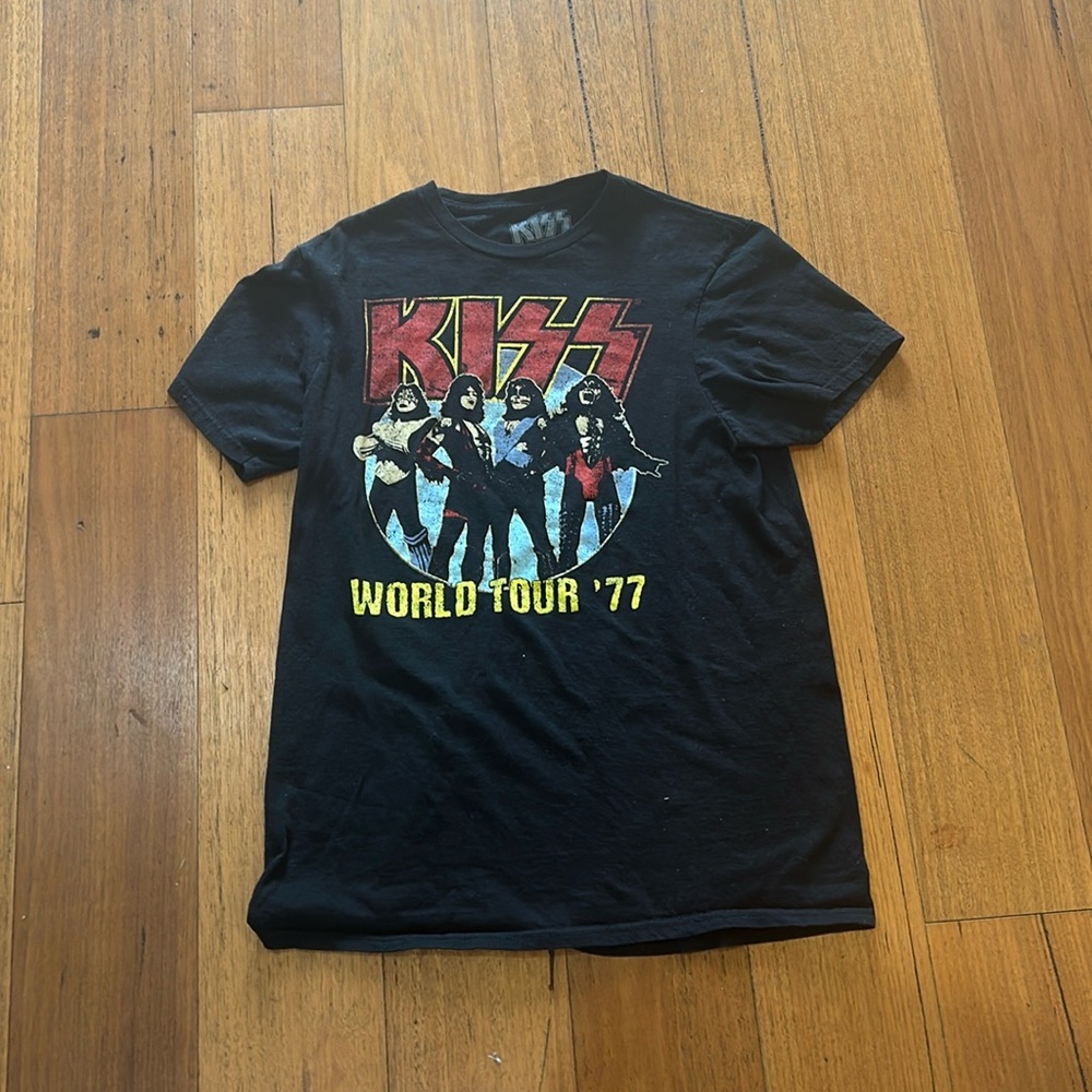 Band Kiss Shirt Short Sleeve Graphic Tee UniSex